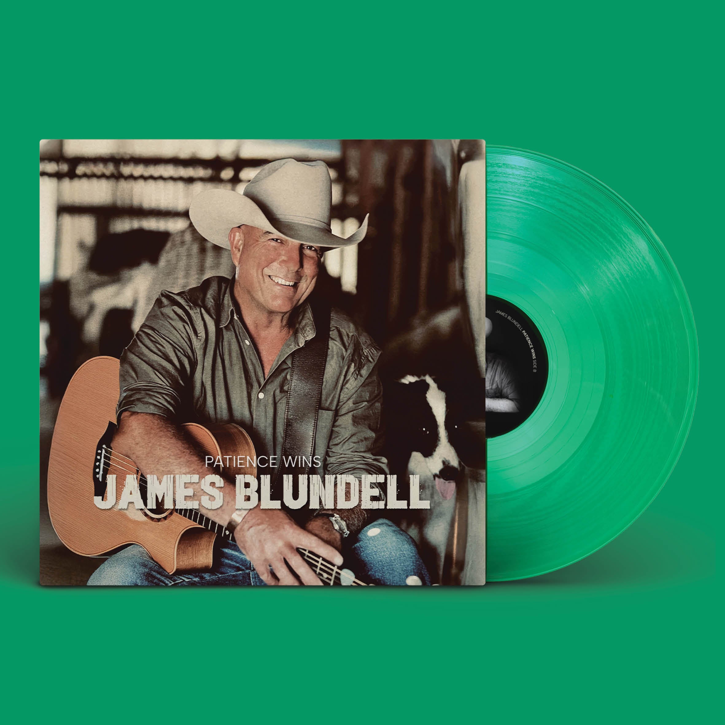JAMES BLUNDELL | PATIENCE WINS | CLEAR GREEN VINYL (SIGNED LIMITED EDITION)