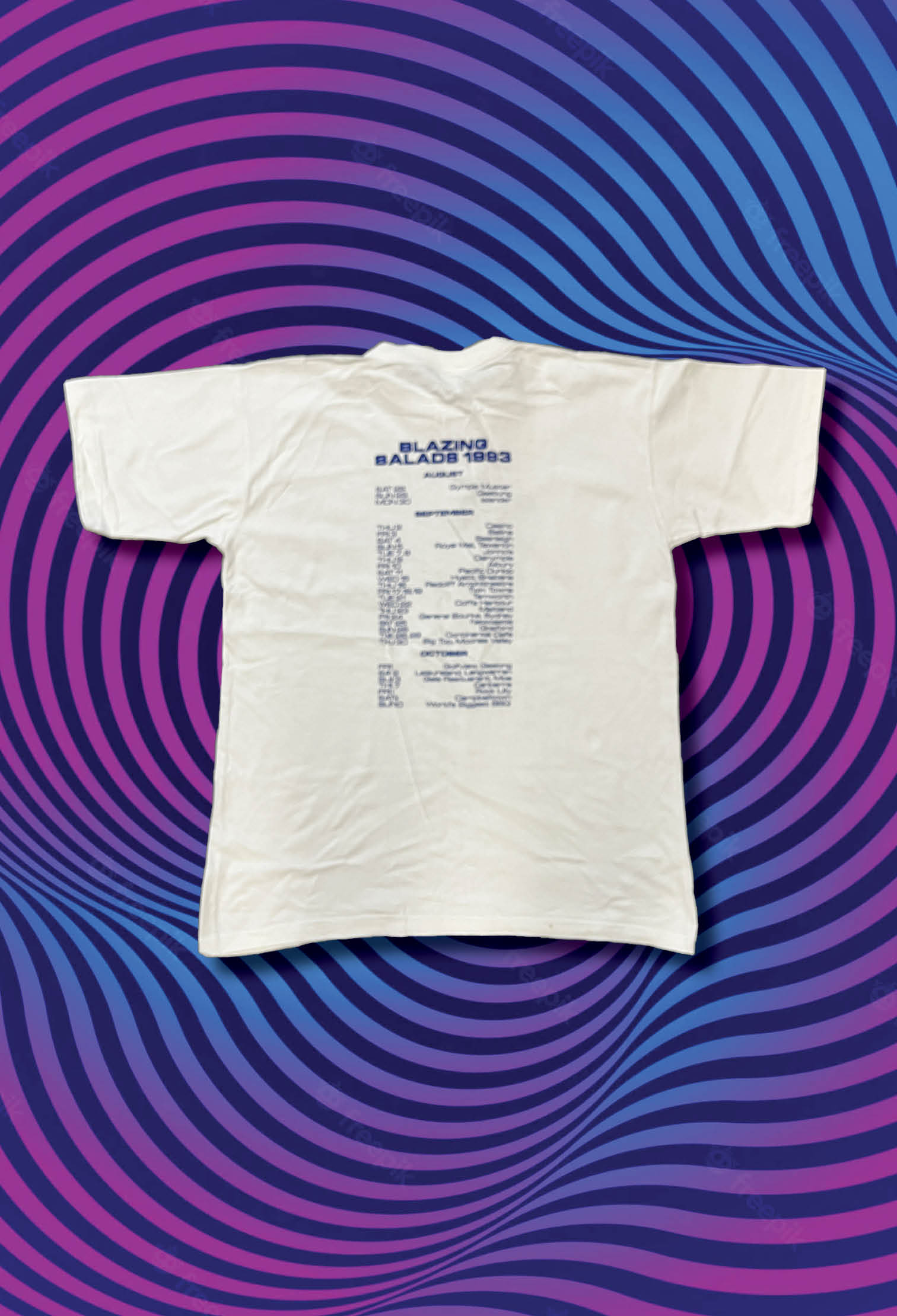 Shorrock & Cadd Vintage Tshirt Back