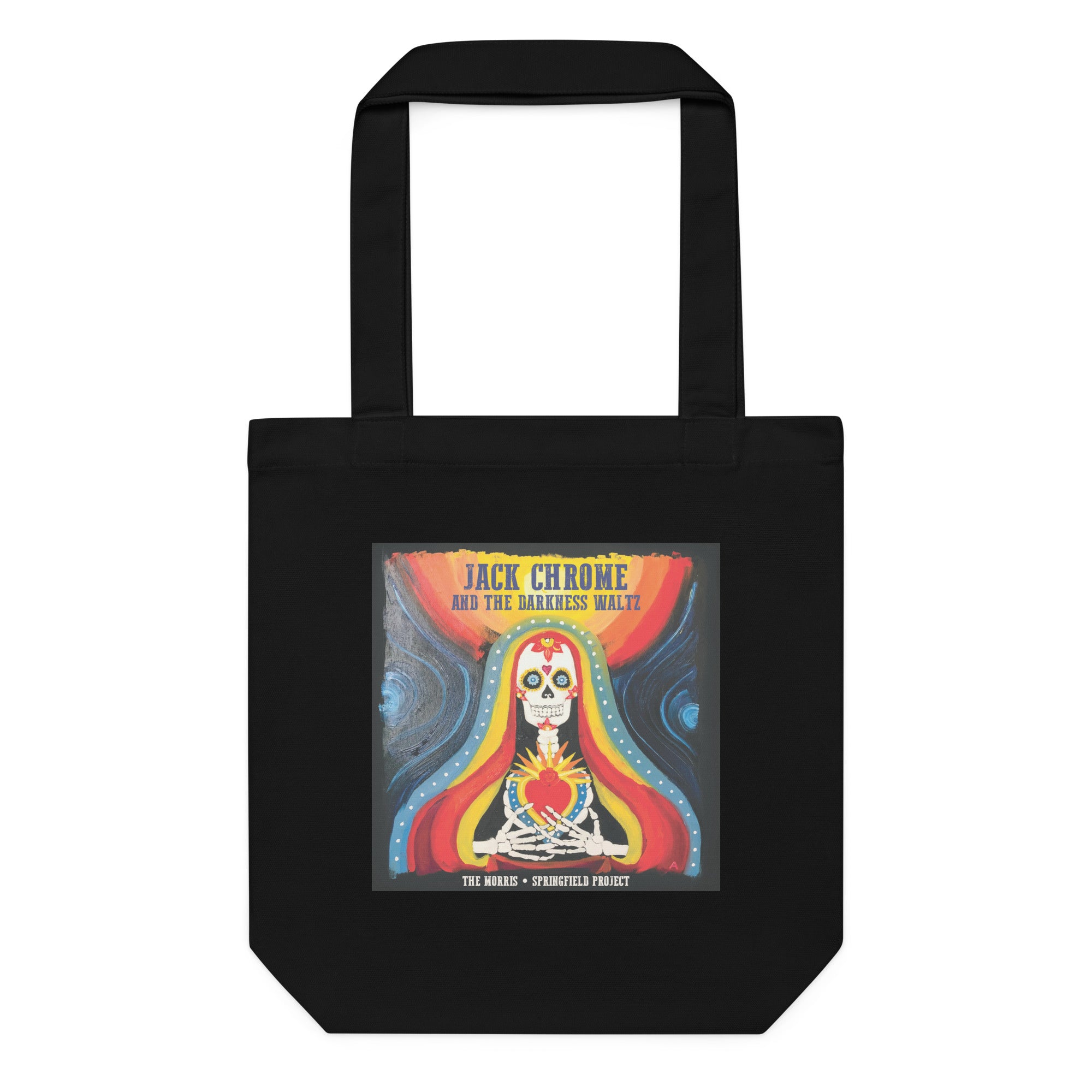 RUSSELL MORRIS | JACK CHROME & THE DARKNESS WALTZ | COTTON TOTE BAG BLACK