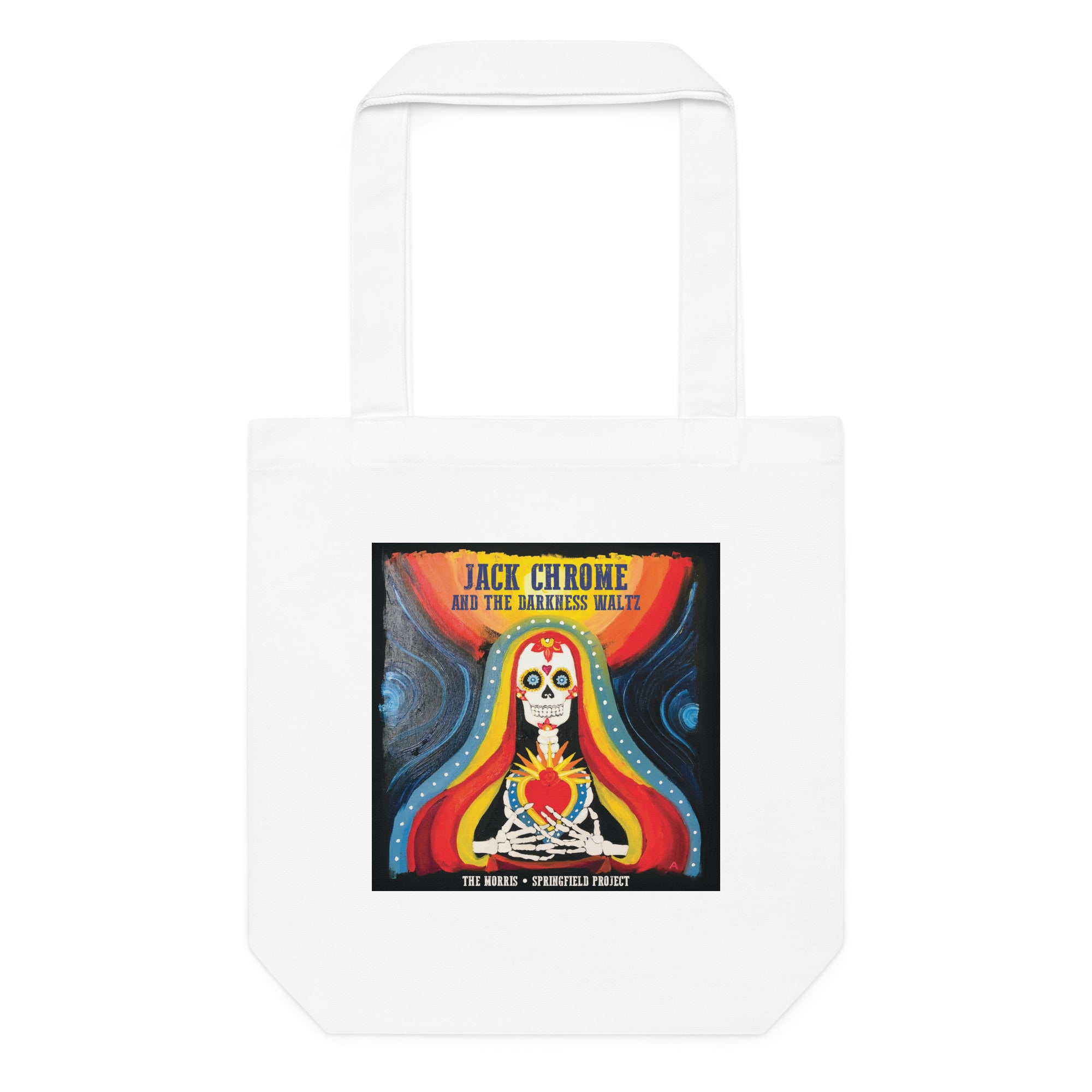 RUSSELL MORRIS | JACK CHROME & THE DARKNESS WALTZ | COTTON TOTE BAG WHITE