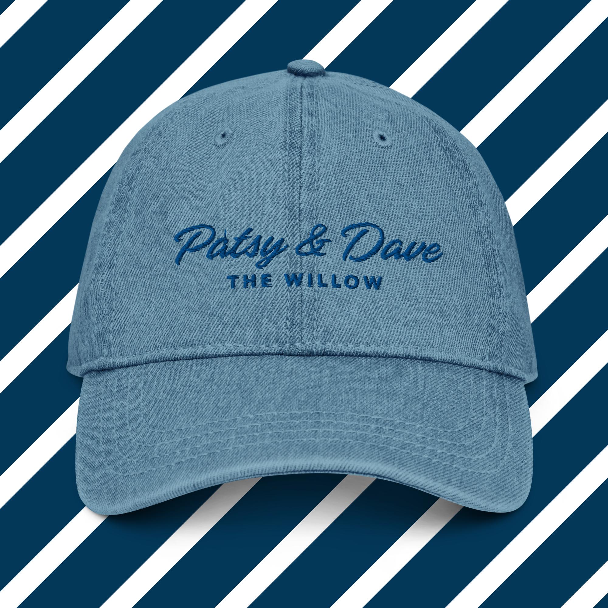 PATSY & DAVE | THE WILLOW | LOGO DENIM HAT V 2