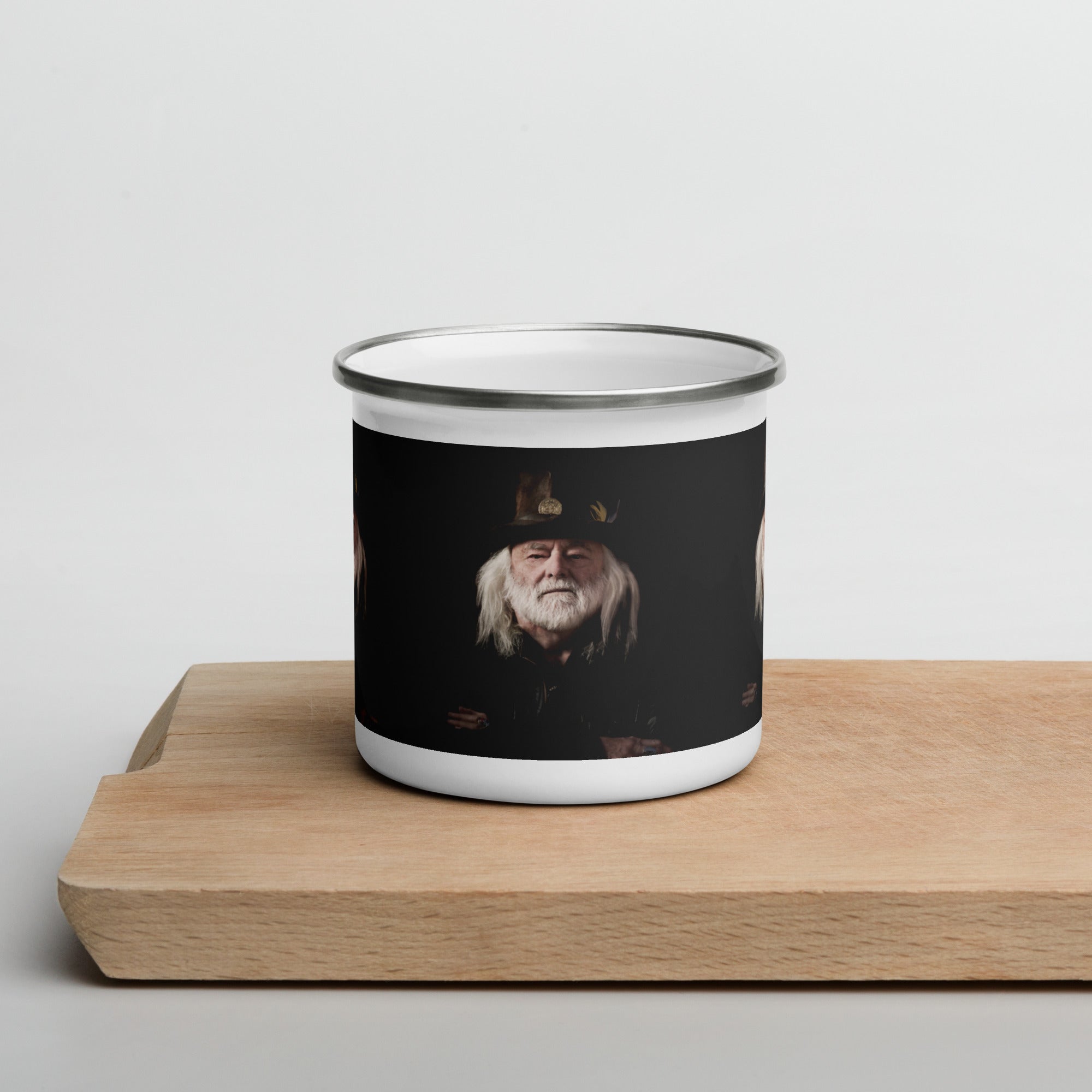 BRIAN CADD ENAMEL MUG