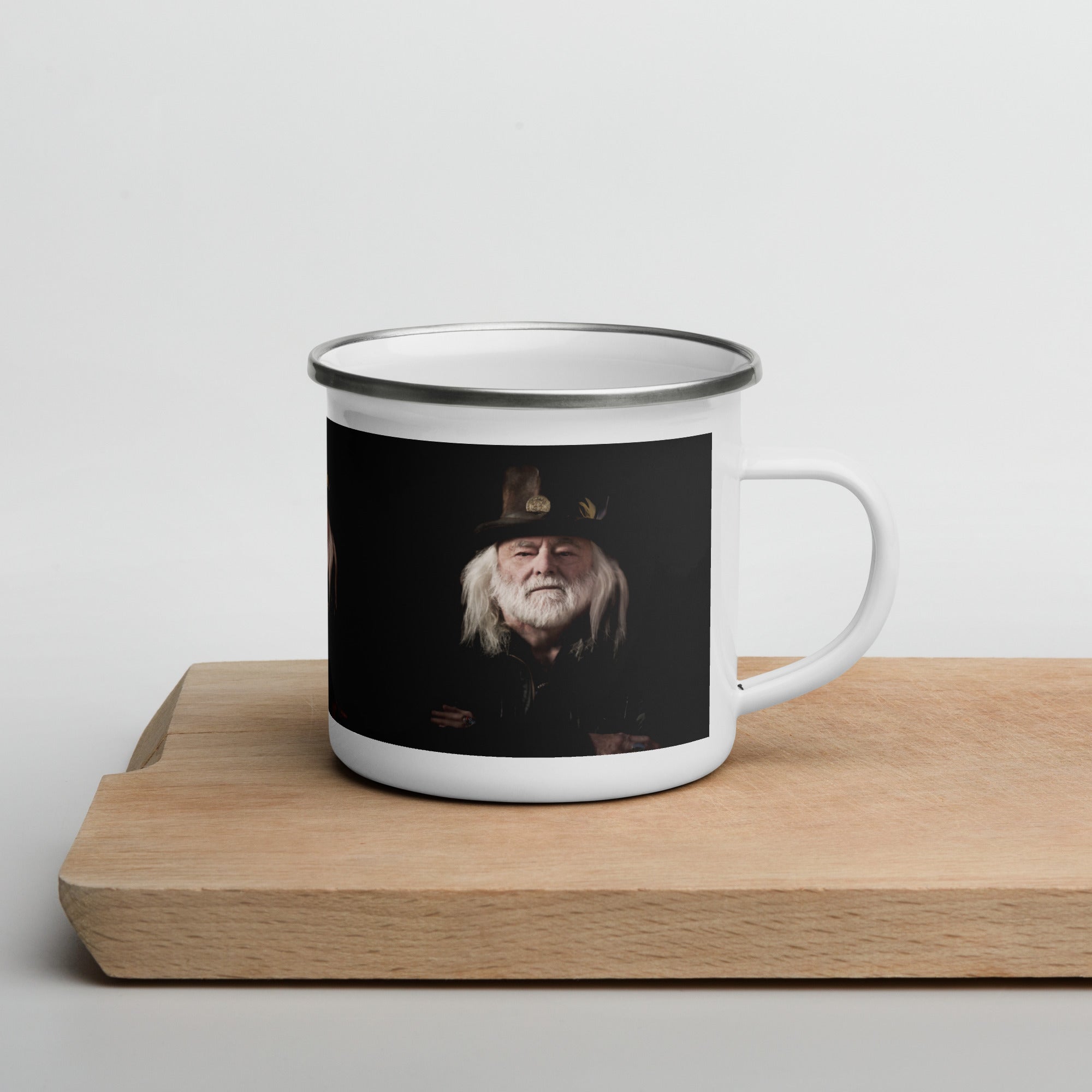 BRIAN CADD ENAMEL MUG