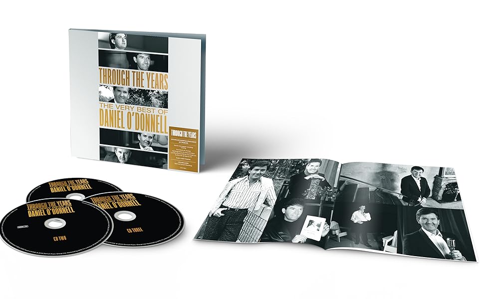 DANIEL O'DONNELL | THROUGH THE YEARS | THE VERY BEST OF DANIEL O’DONNELL | 3 X CD SET INTERNAL PAGES
