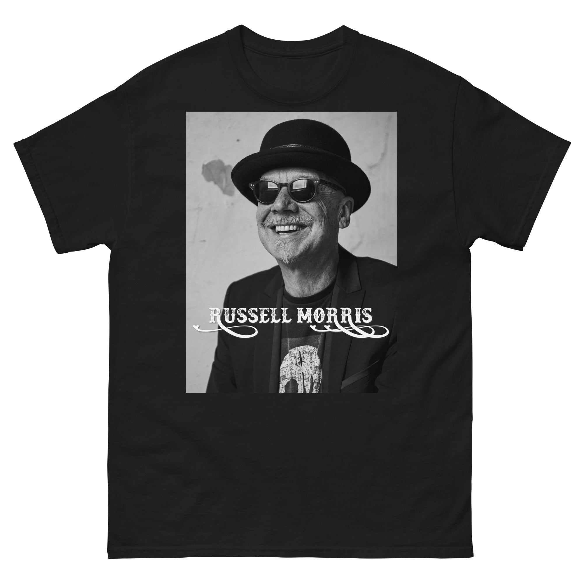 RUSSELL MORRIS | THE REAL SMILE | CLASSIC MEN'S T-SHIRT BLACK