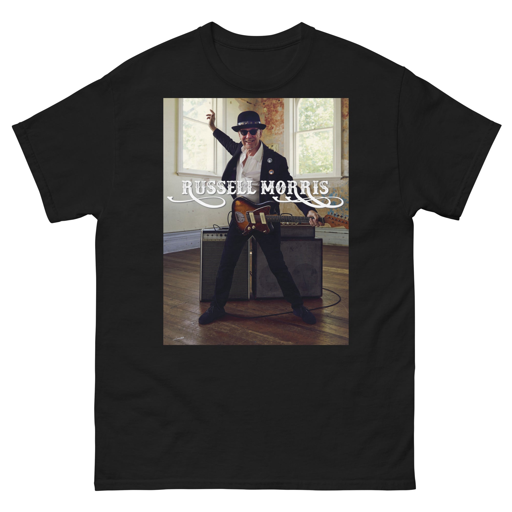 RUSSELL MORRIS | THE REAL SOUND | CLASSIC MEN'S T-SHIRT BLACK