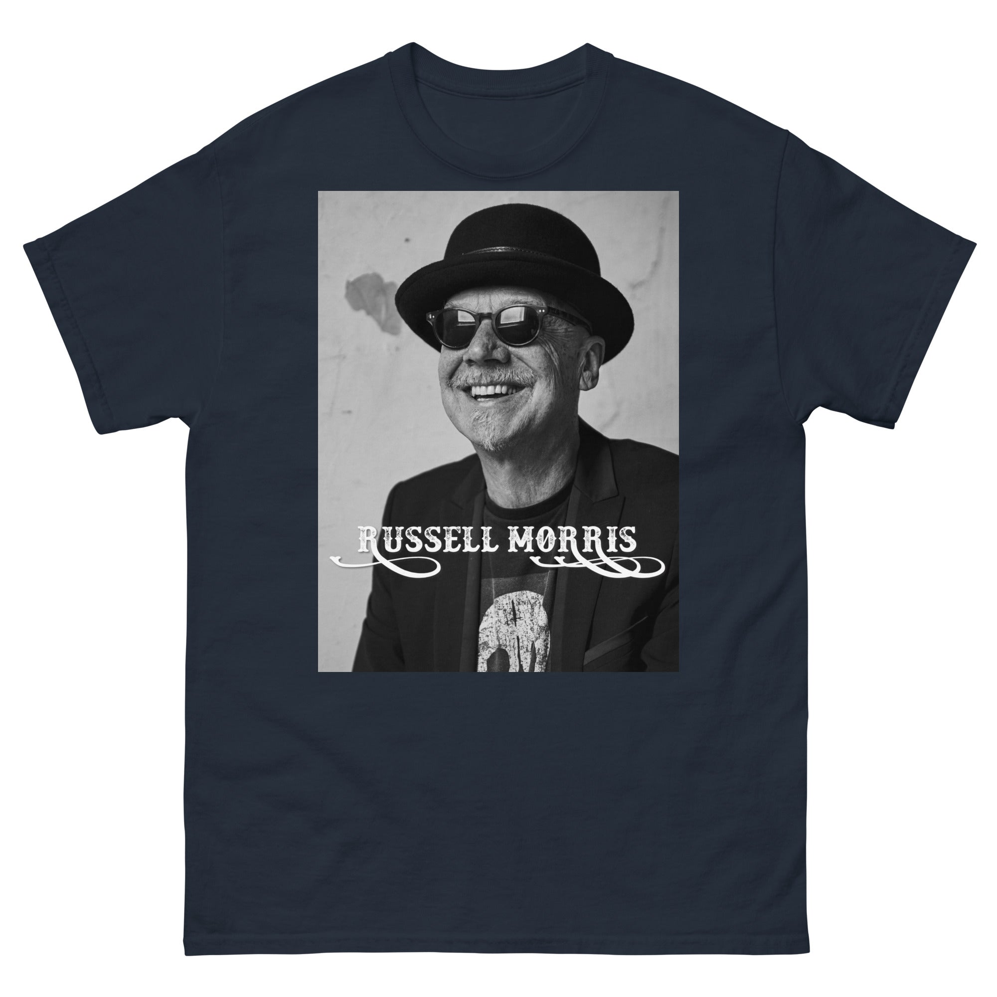 RUSSELL MORRIS | THE REAL SMILE | CLASSIC MEN'S T-SHIRT BLUEGRAY