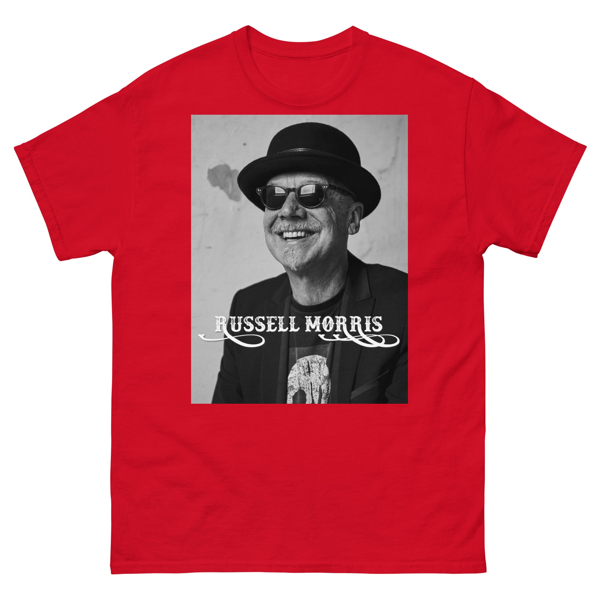 RUSSELL MORRIS | THE REAL SMILE | CLASSIC MEN'S T-SHIRT RED
