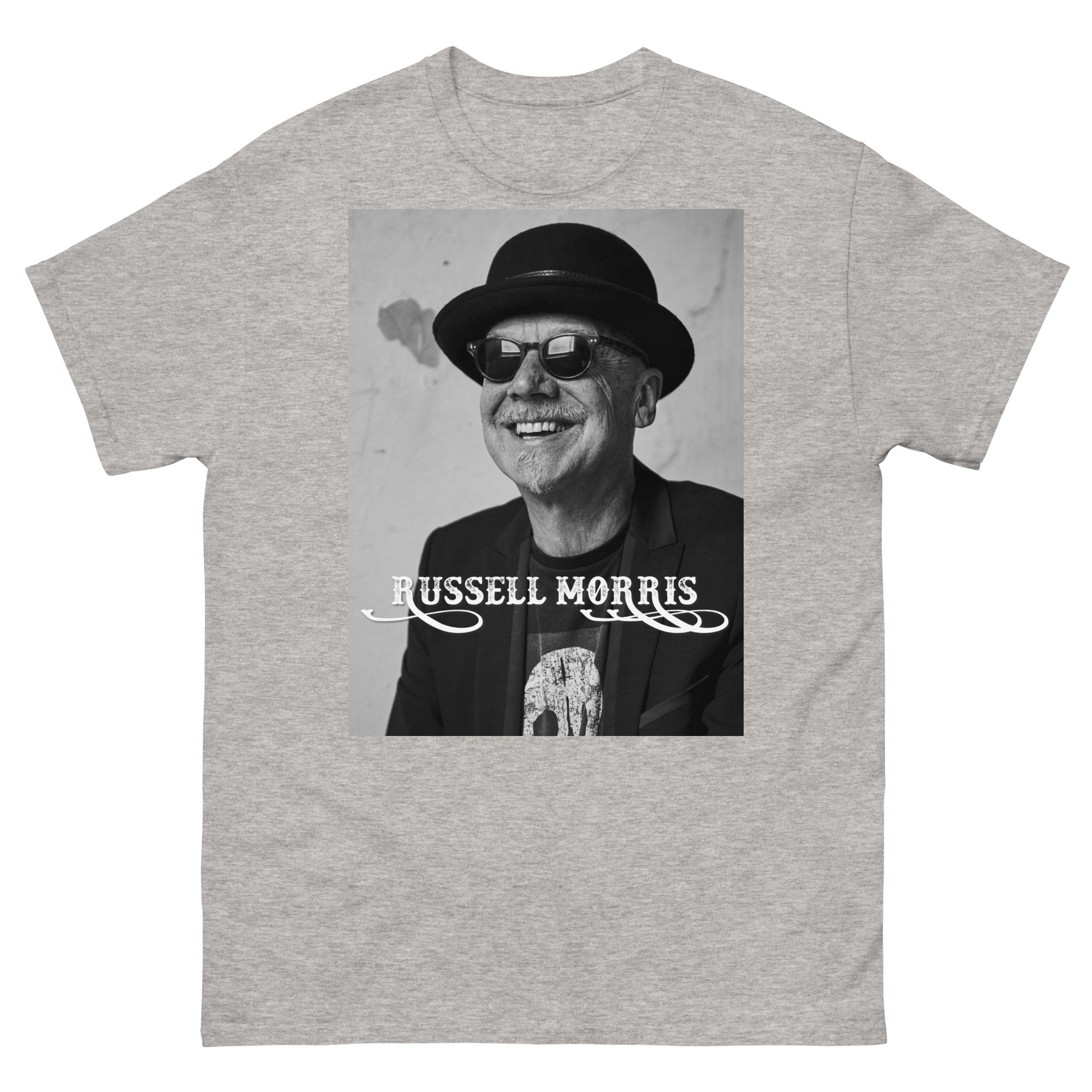 RUSSELL MORRIS | THE REAL SMILE | CLASSIC MEN'S T-SHIRT GRAY