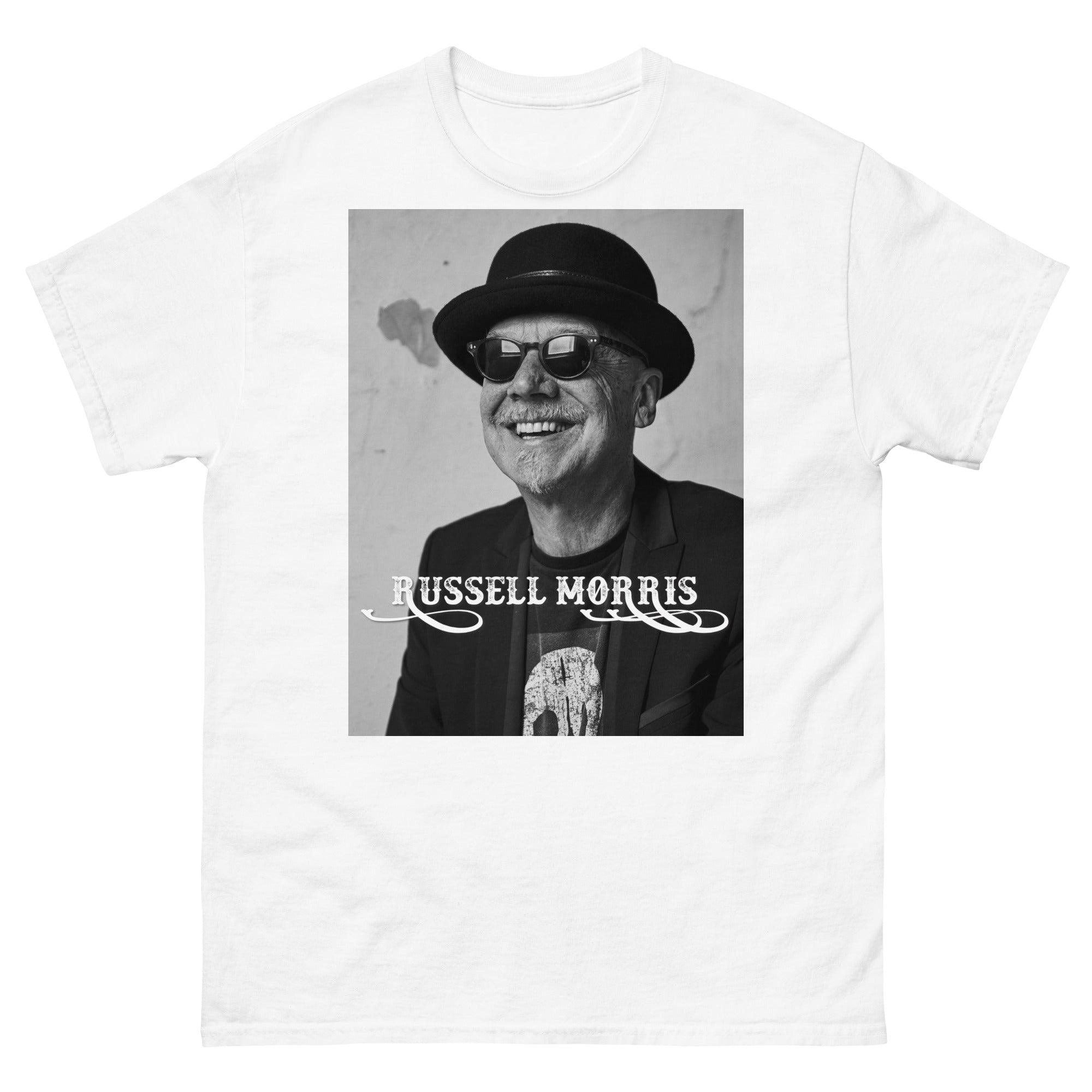 RUSSELL MORRIS | THE REAL SMILE | CLASSIC MEN'S T-SHIRT WHITE