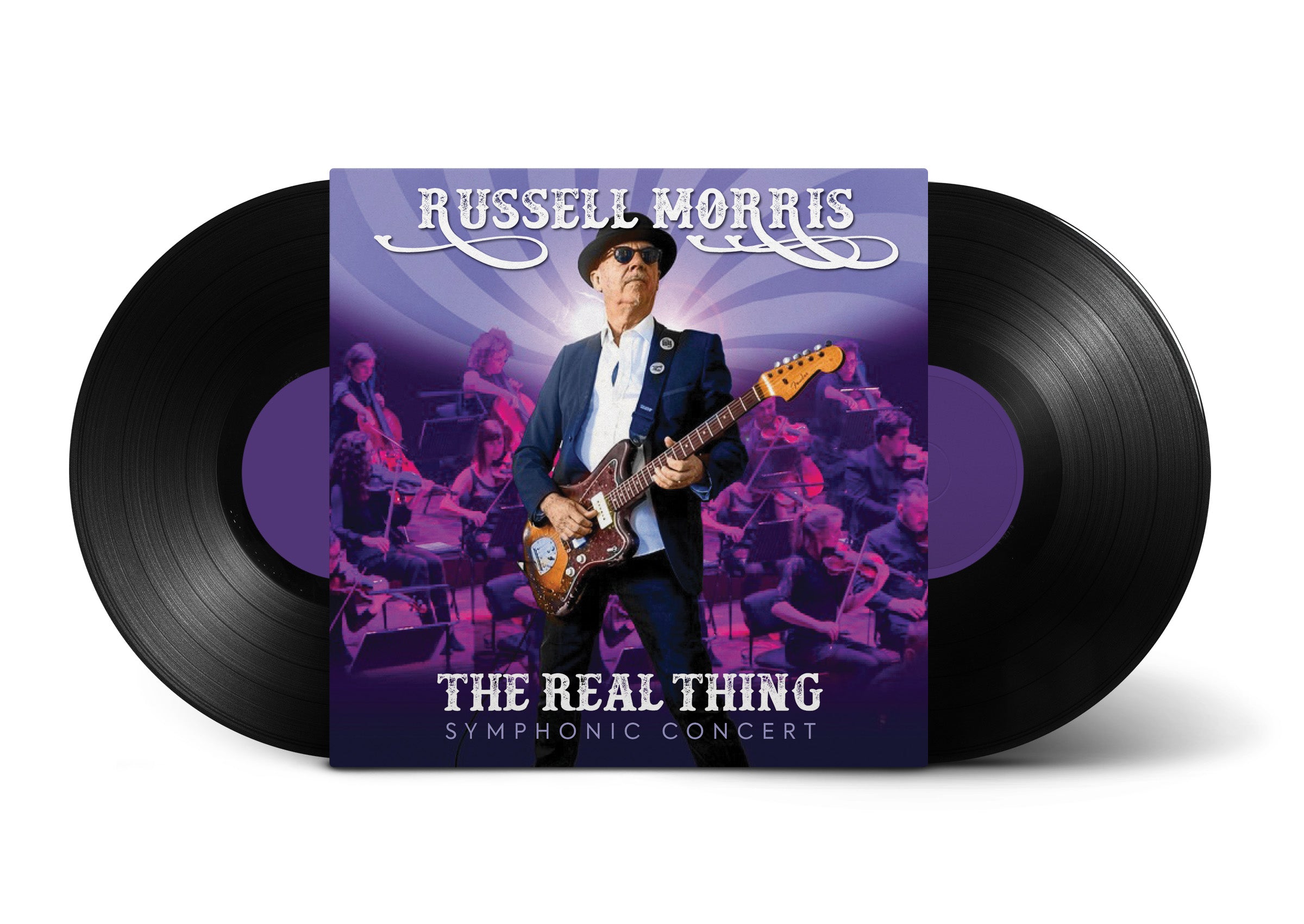 RUSSELL MORRIS |THE REAL THING SYMPHONIC CONCERT | AUTOGRAPHED 2LP