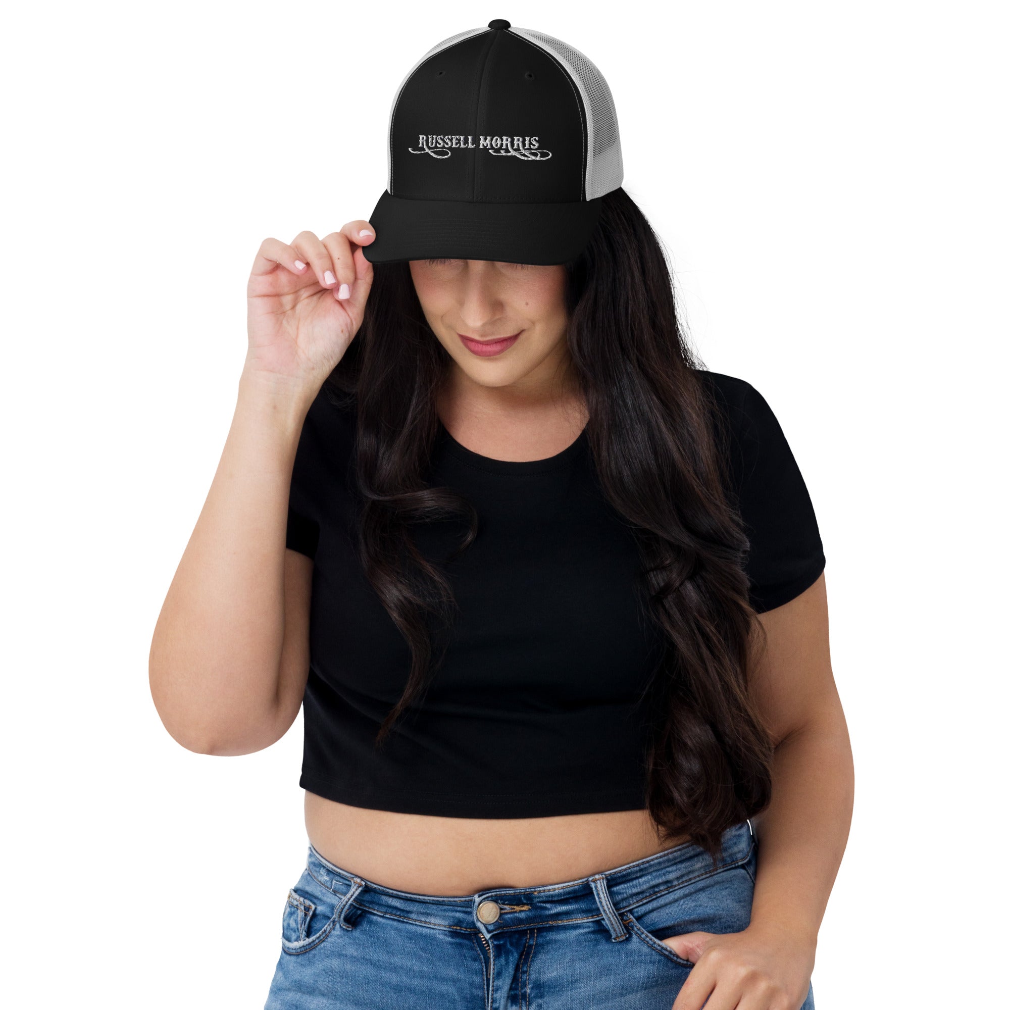 RUSSELL MORRIS | TRUCKER CAP | ONE SIZE BLACK