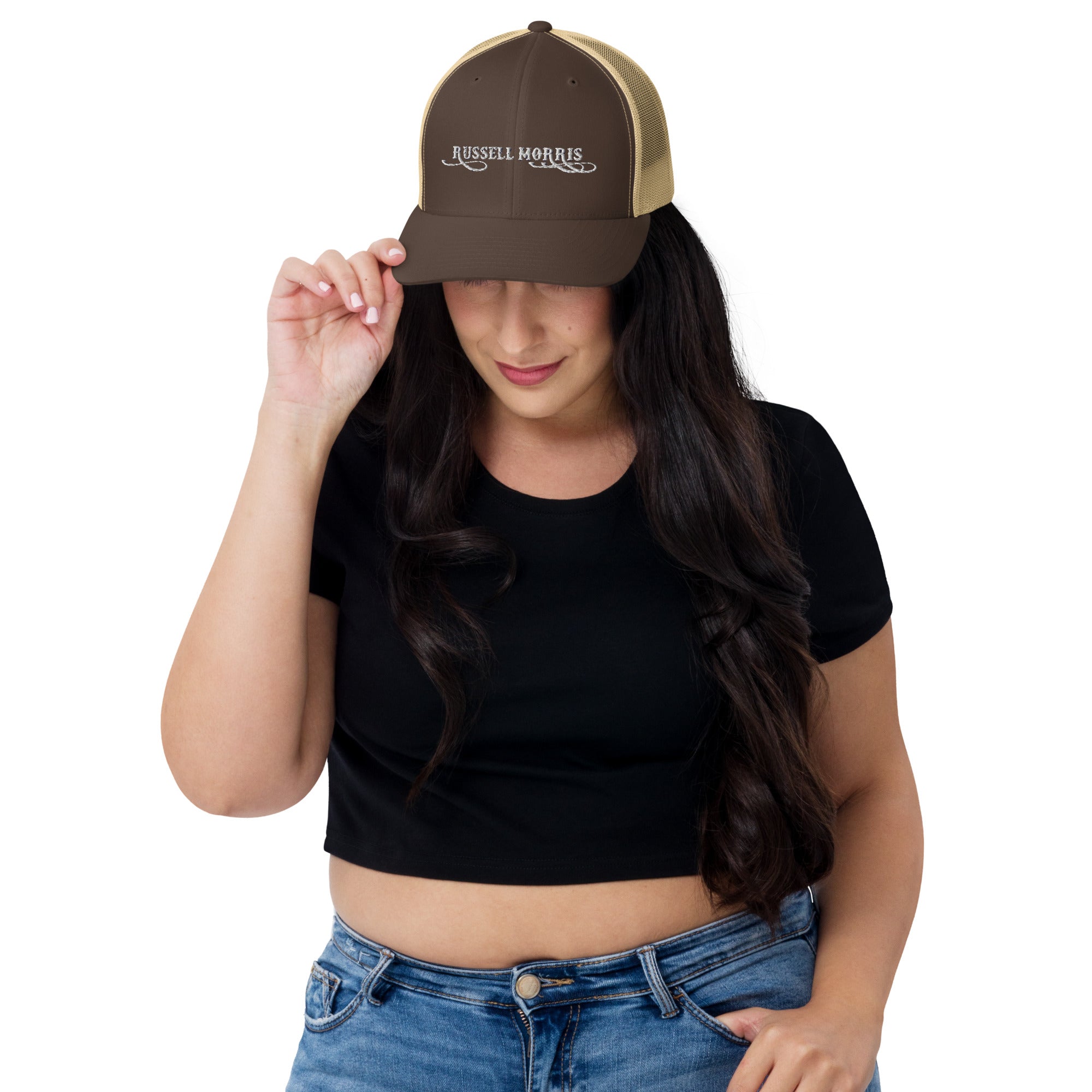 RUSSELL MORRIS | TRUCKER CAP | ONE SIZE BROWN