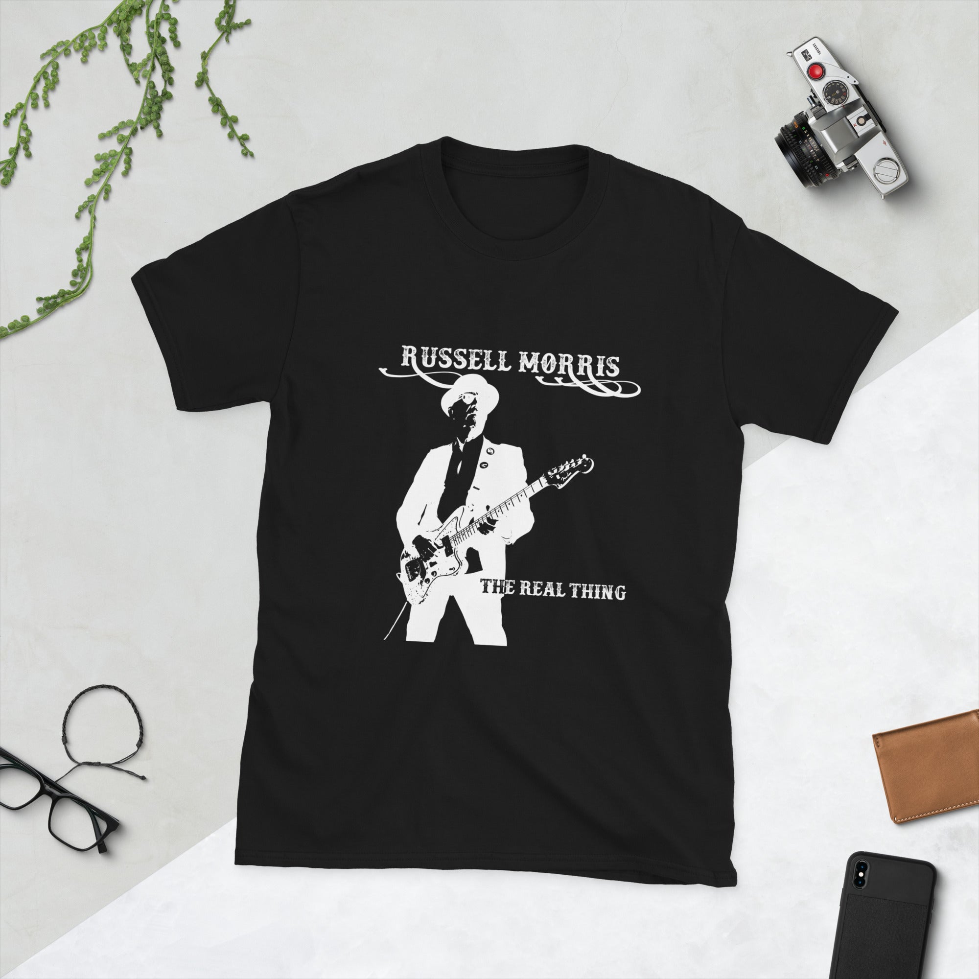 RUSSELL MORRIS | SYMPHONIC CONCERT | SHORT SLEEVE UNISEX T-SHIRT IN BLACK