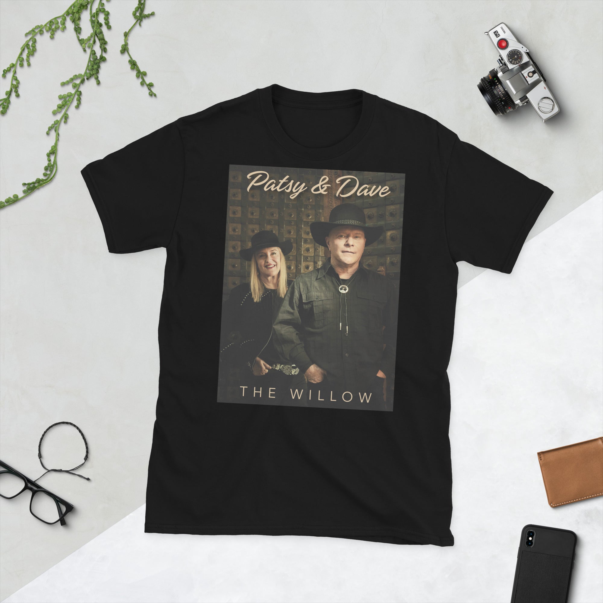 PATSY & DAVE | THE WILLOW ALBUM | SHORT SLEEVE UNISEX T-SHIRT BLACK