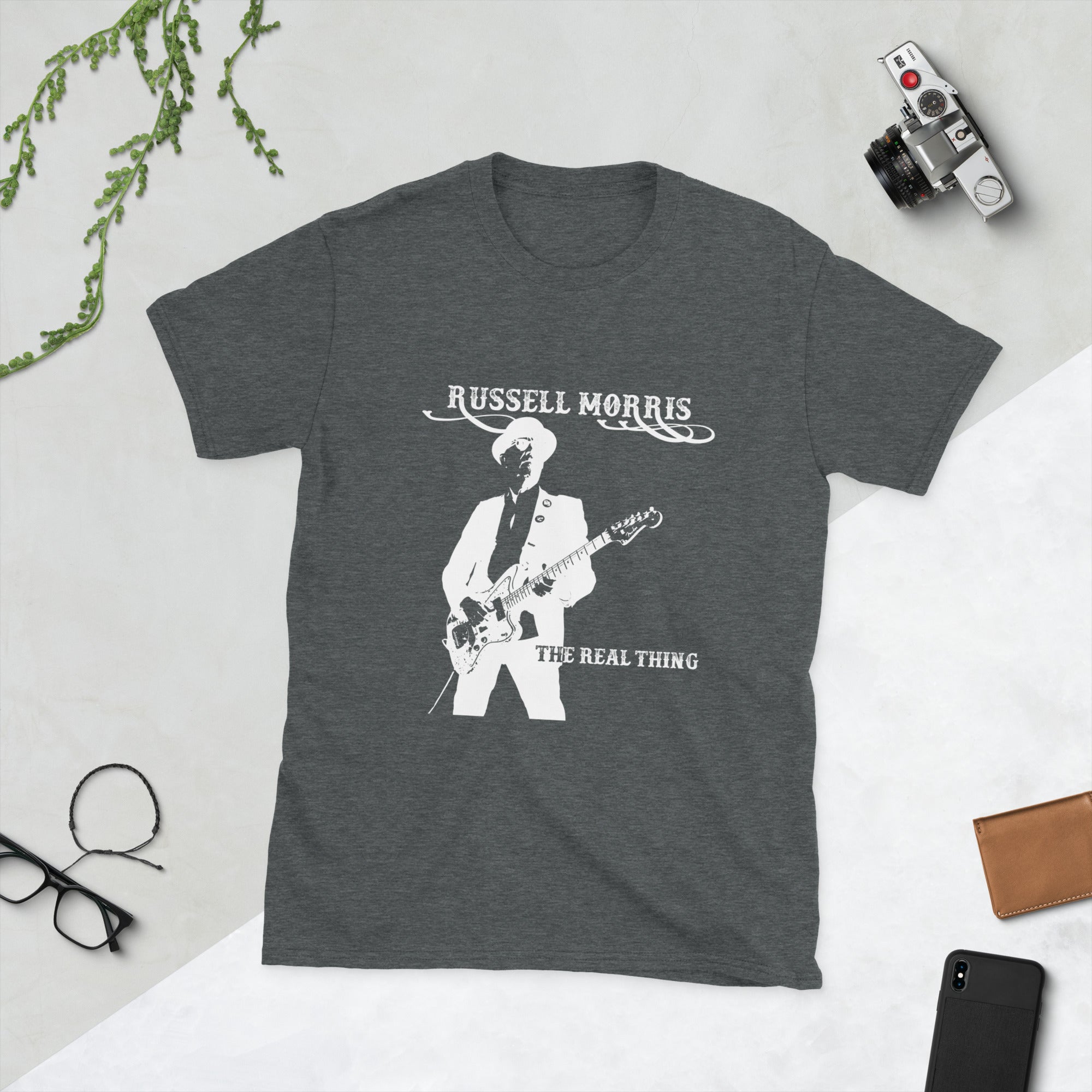 RUSSELL MORRIS | SYMPHONIC CONCERT | SHORT SLEEVE UNISEX T-SHIRT IN GRAY