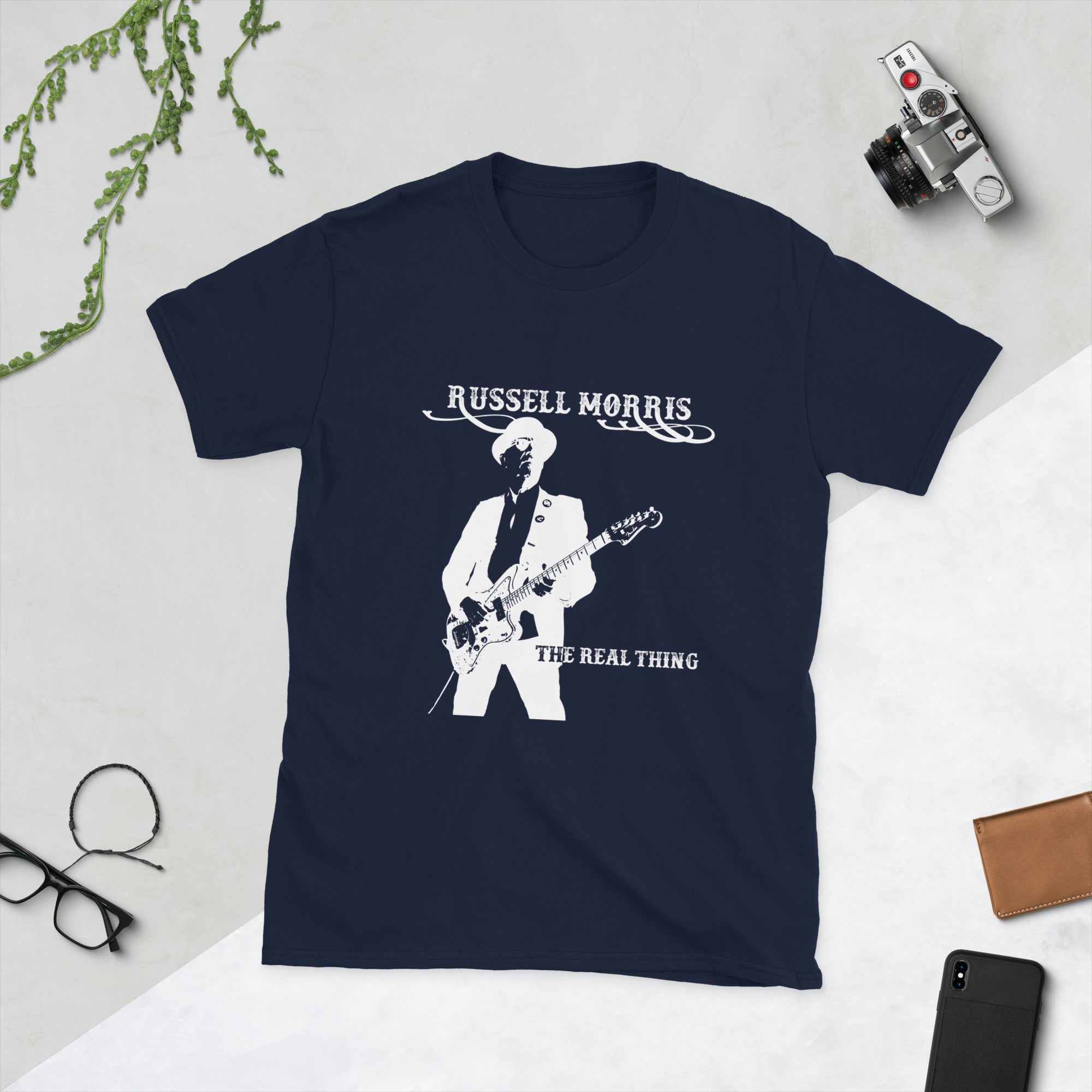 RUSSELL MORRIS | SYMPHONIC CONCERT | SHORT SLEEVE UNISEX T-SHIRT IN NAVY