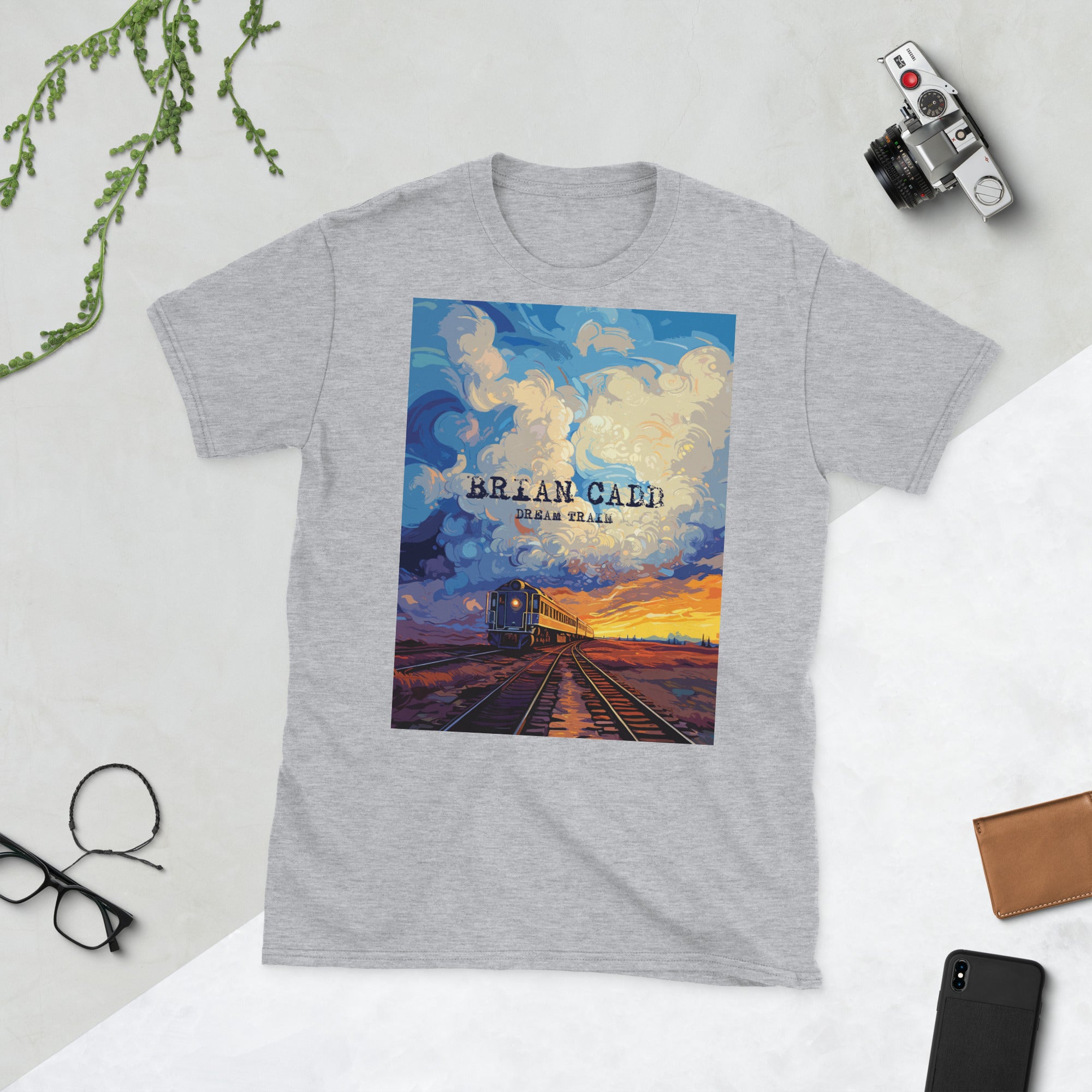 BRIAN CADD | SHORT SLEEVE UNISEX T-SHIRT (DREAM TRAIN)