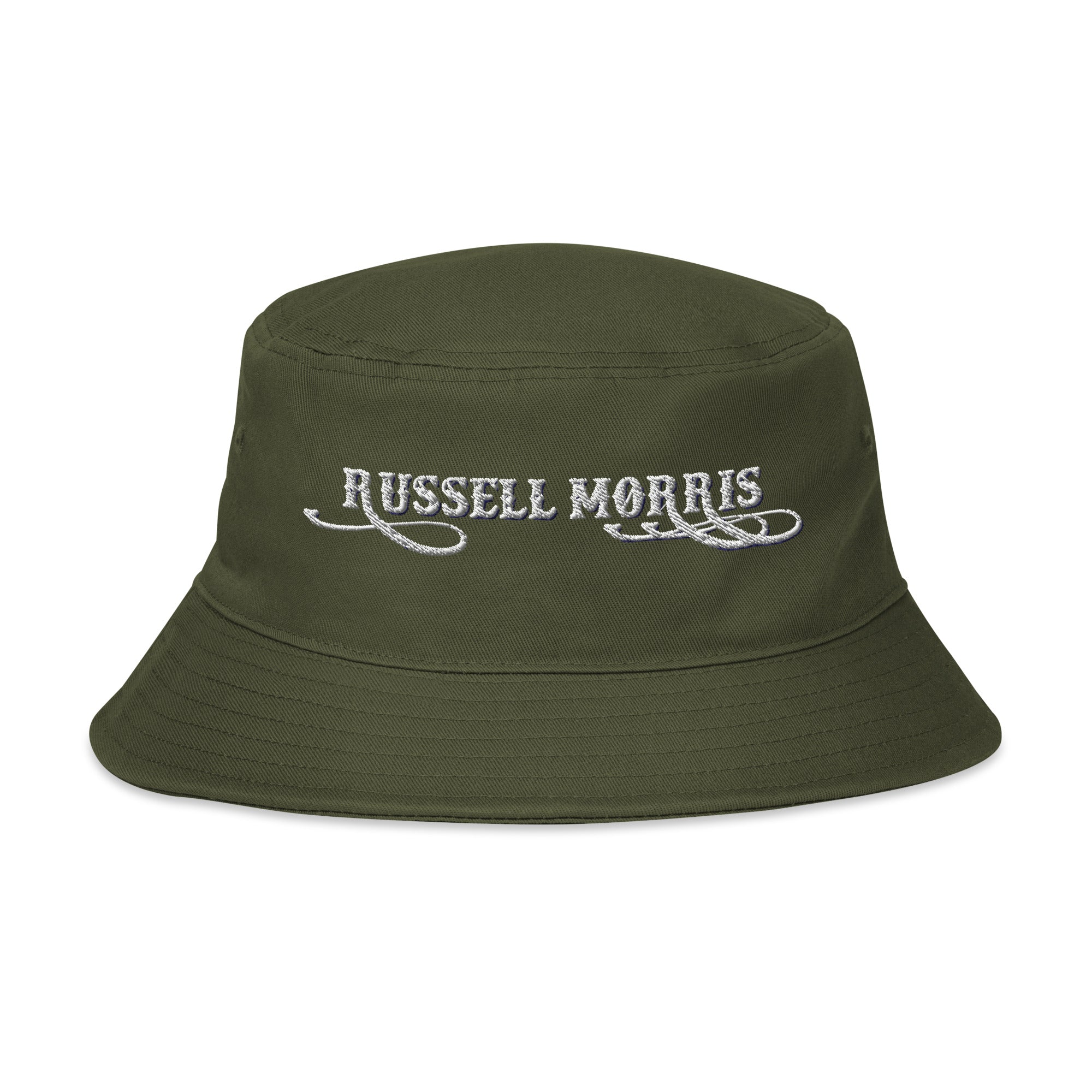 RUSSELL MORRIS | "GONE FISHING" HAT ARMY GREEN