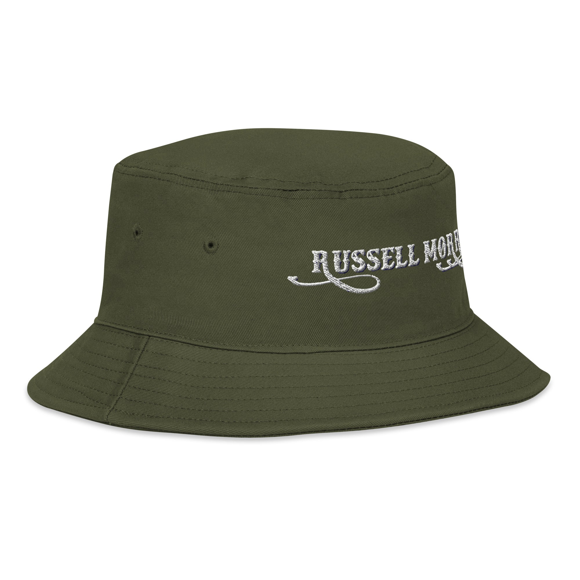 RUSSELL MORRIS | "GONE FISHING" HAT ARMY GREEN