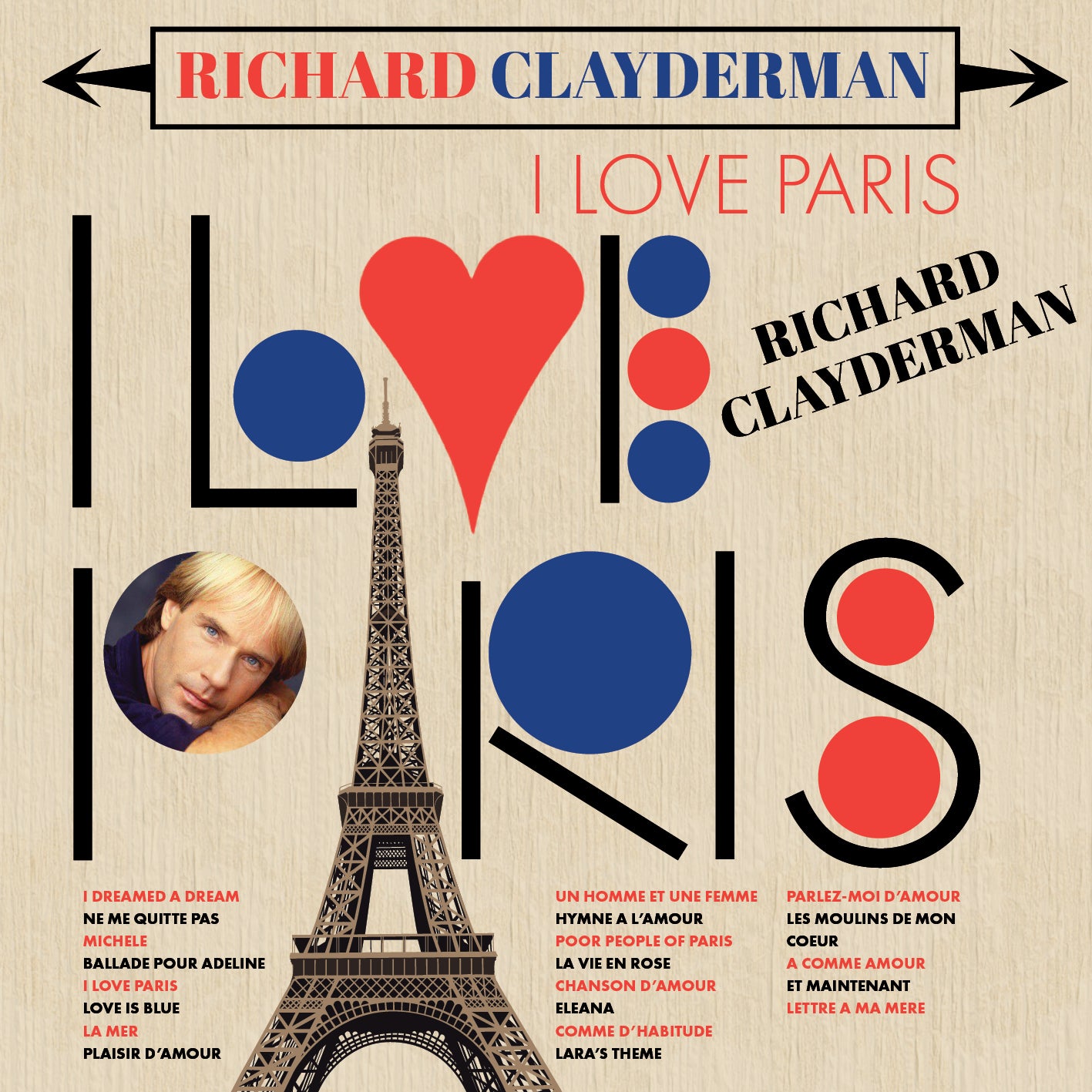RICHARD CLAYDERMAN | I LOVE PARIS | CD