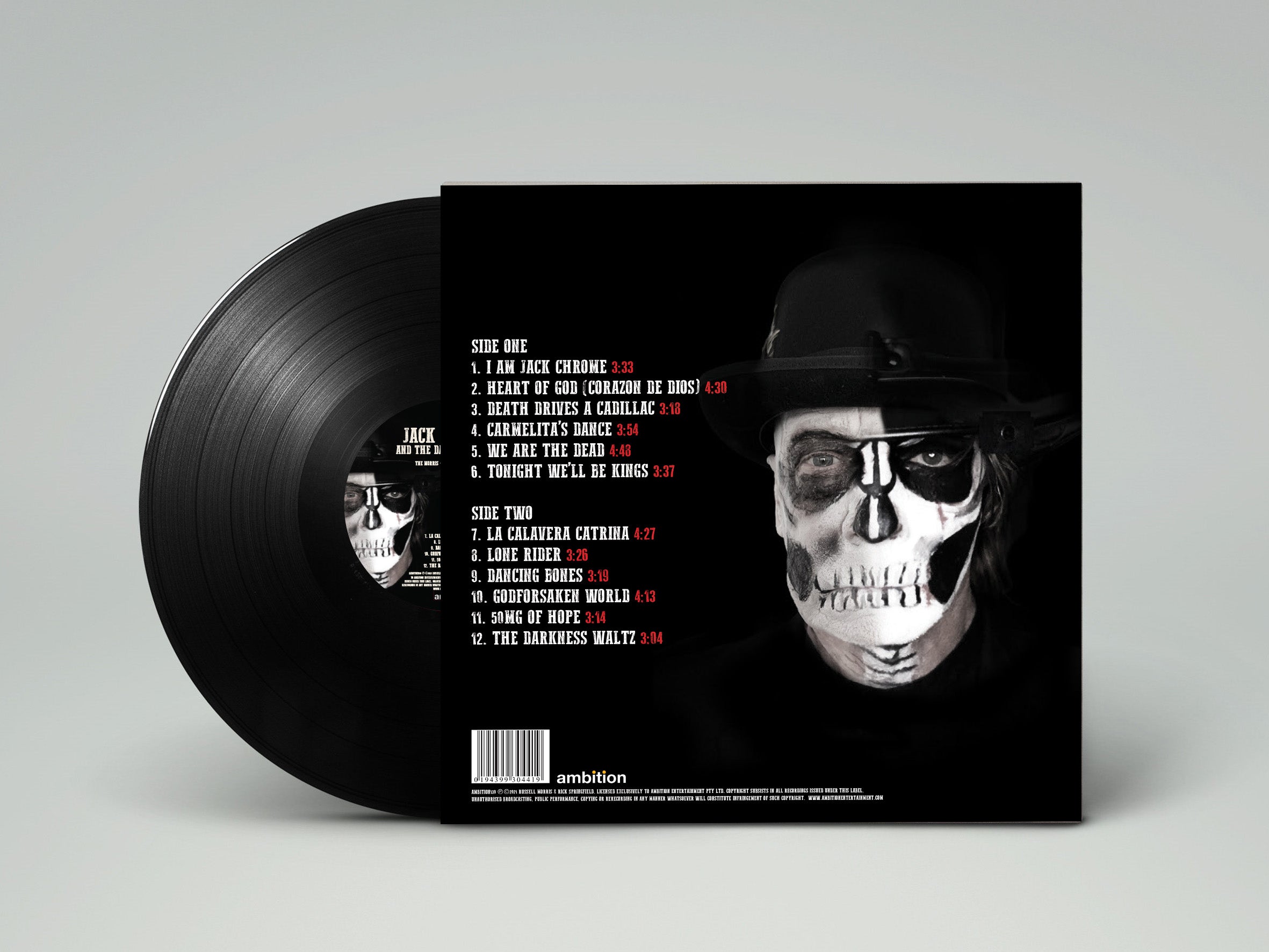 RUSSELL MORRIS & RICK SPRINGFIELD |JACK CHROME AND THE DARKNESS WALTZ | VINYL