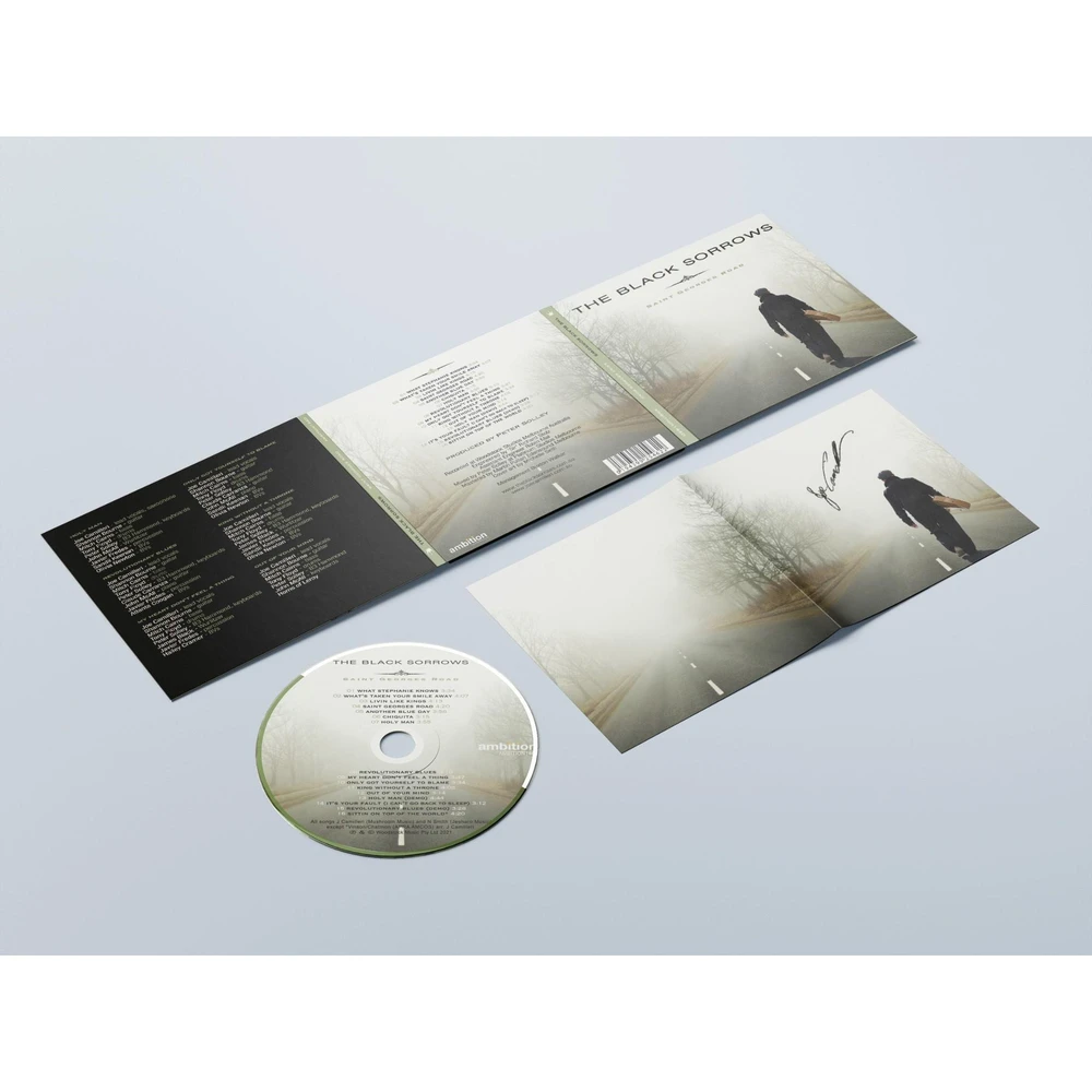 THE BLACK SORROWS | SAINT GEORGES ROAD | COLLECTOR'S EDITION AUTOGRAPHED CD