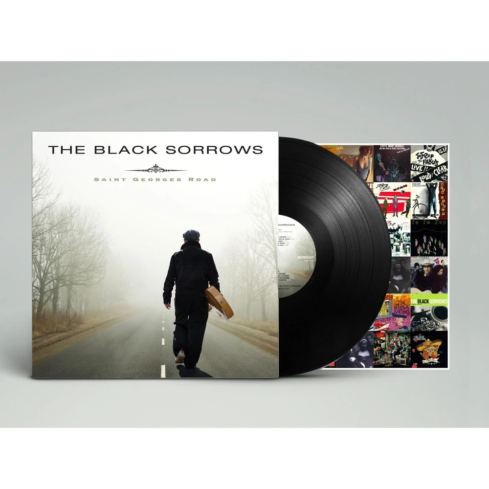 THE BLACK SORROWS | SAINT GEORGES ROAD | AUTOGRAPHED VINYL LP