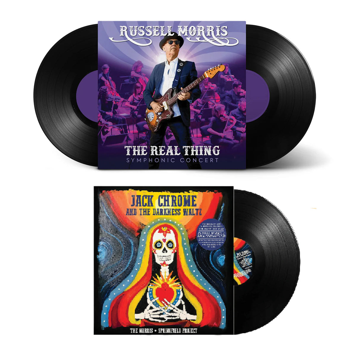RUSSELL MORRIS |THE REAL THING SYMPHONIC CONCERT | 2LP AUTOGRAPH CARD