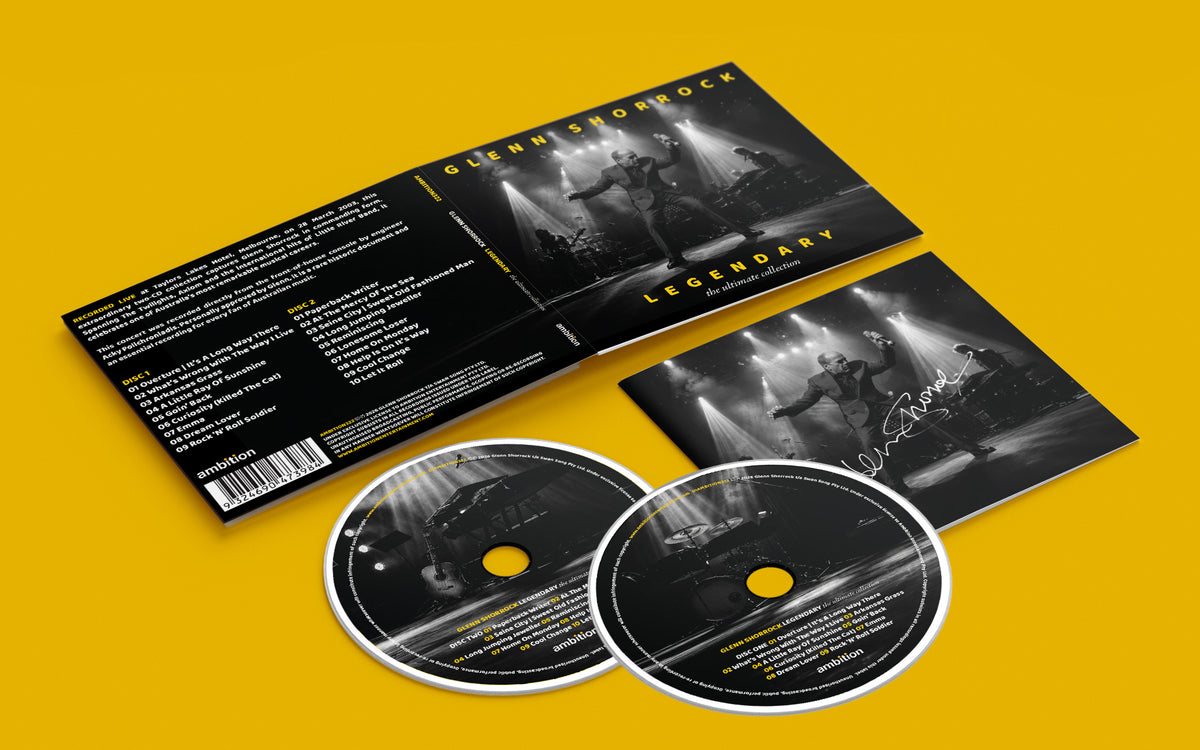 GLENN SHORROCK - LEGENDARY | THE ULTIMATE COLLECTION (WITH SIGNED CARD: 2CD LIVE)