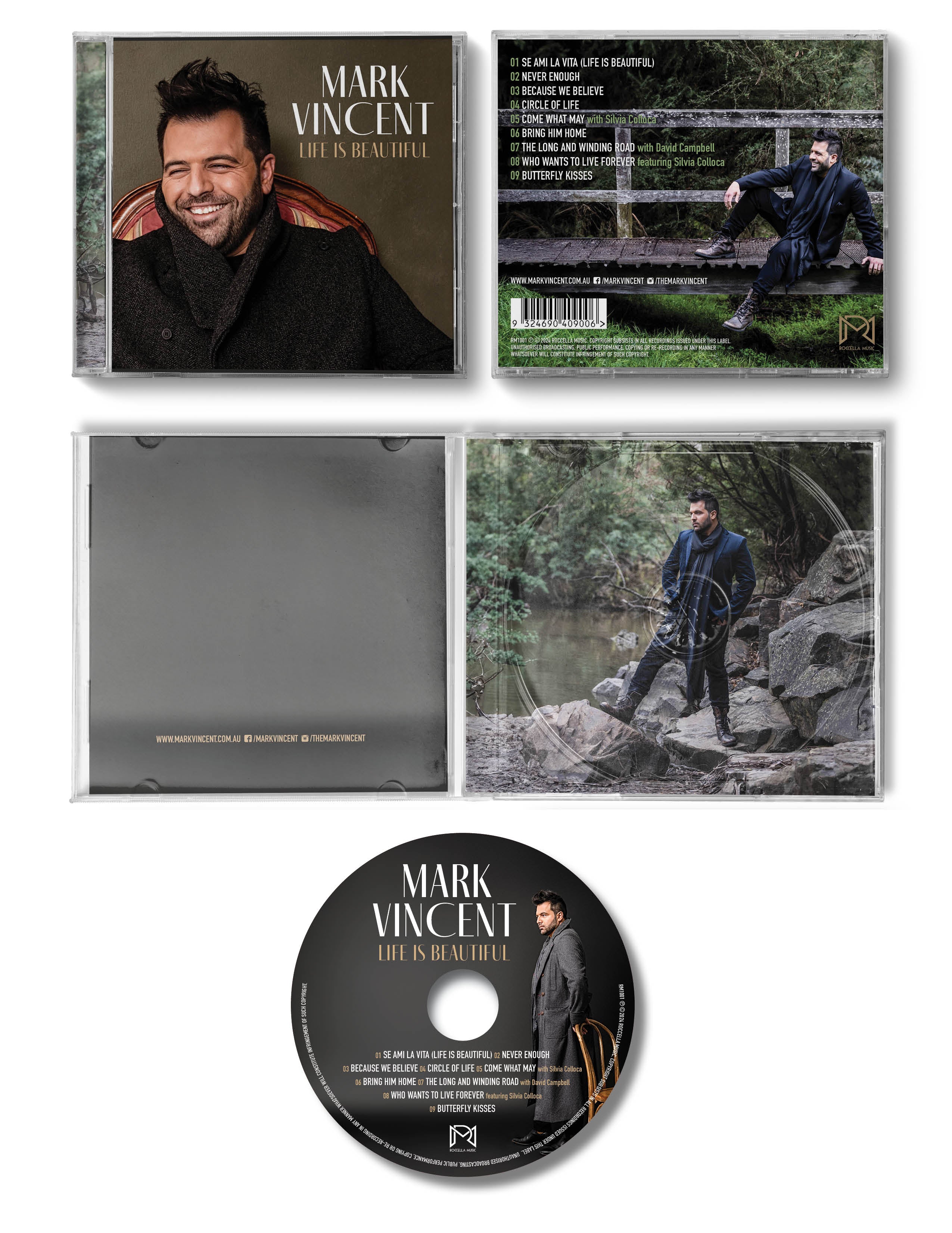 MARK VINCENT | LIFE IS BEAUTIFUL | CD