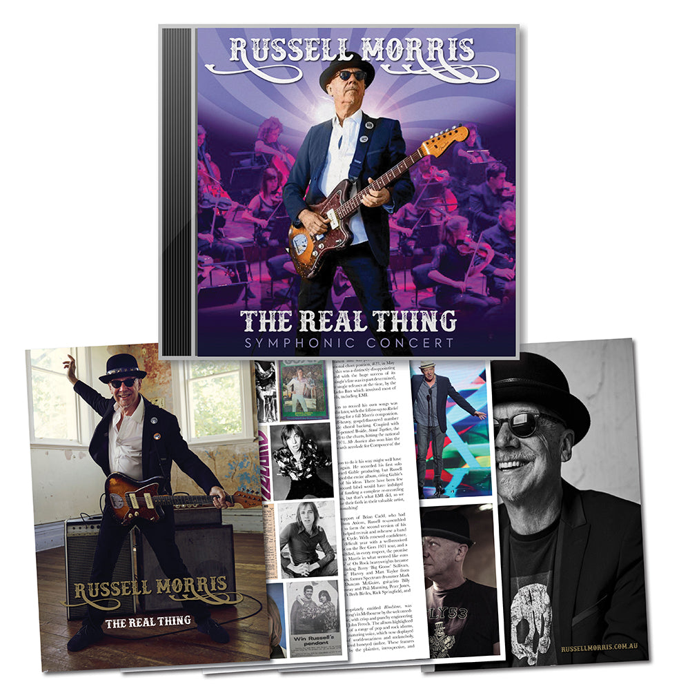 RUSSELL MORRIS - THE REAL THING (SYMPHONIC CONCERT) (2CD + CAREER PROGRAM)