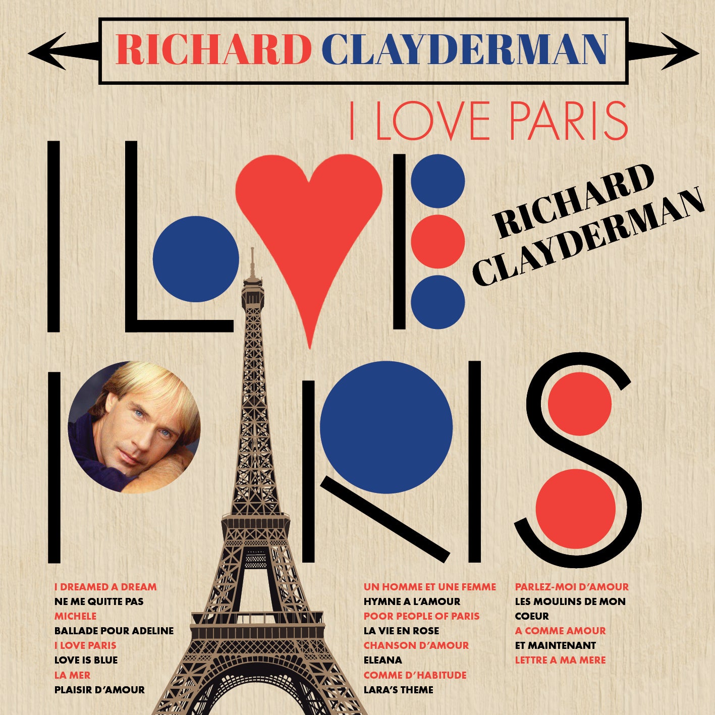 RICHARD CLAYDERMAN - I LOVE PARIS